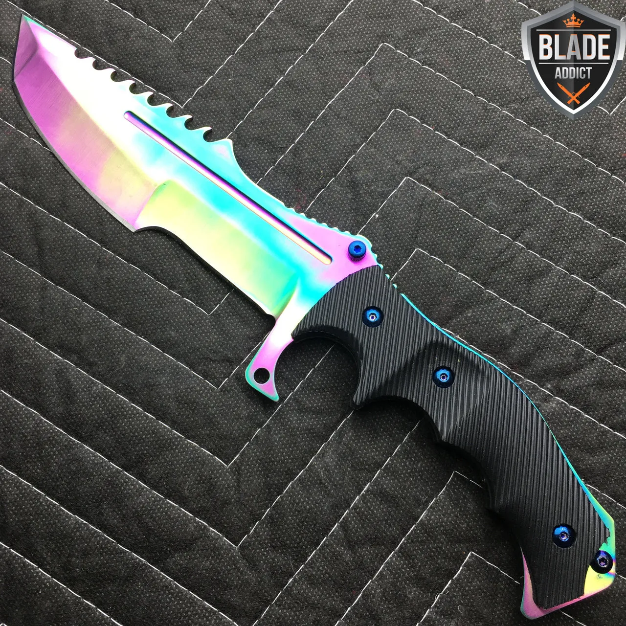CSGO Huntsman Rainbow Fade FIXED BLADE