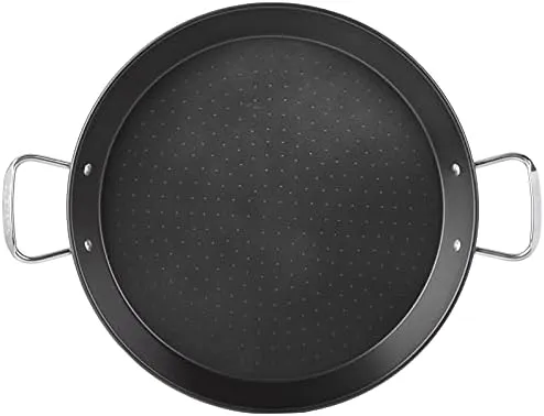 Cuisinart ASP-38CR 15-Inch Paella Pan With Lid, Red