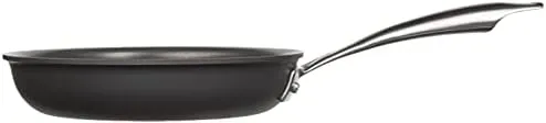 Cuisinart DSA22-20 Anodized Nonstick 8-Inch, Black/Stainless Steel Dishwasher-Safe-Hard, Open Skillet