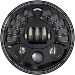 Custom Dynamics PB-7A-14-B 7in. Probeam Adaptive Headlamp - Black