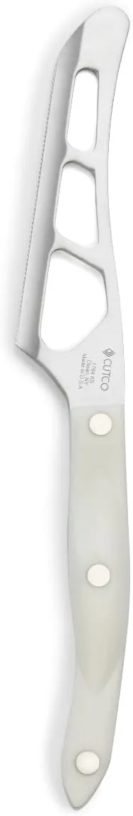 CUTCO Model 1764 Traditional Cheese Knife 5-3/8” Micro Double-D-edge blade (Pearl White Handle)