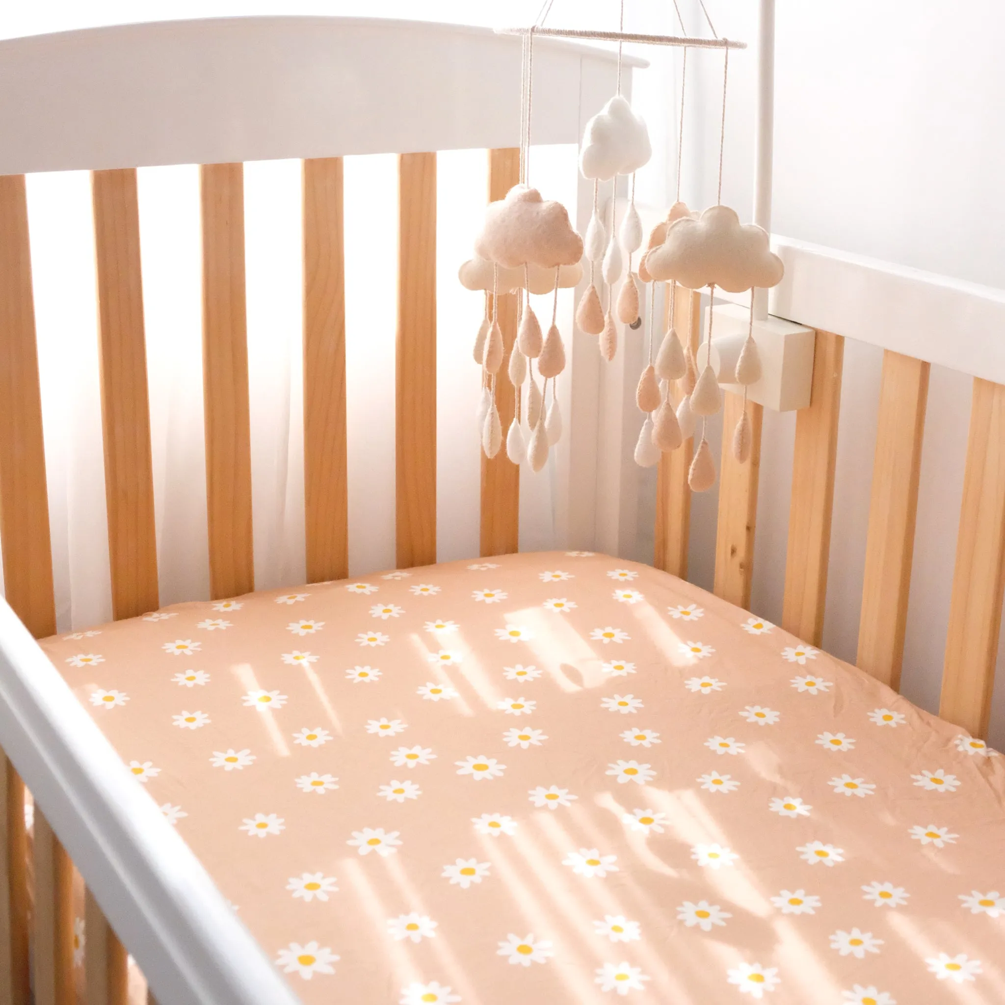 Daisy Fitted Cot Sheet
