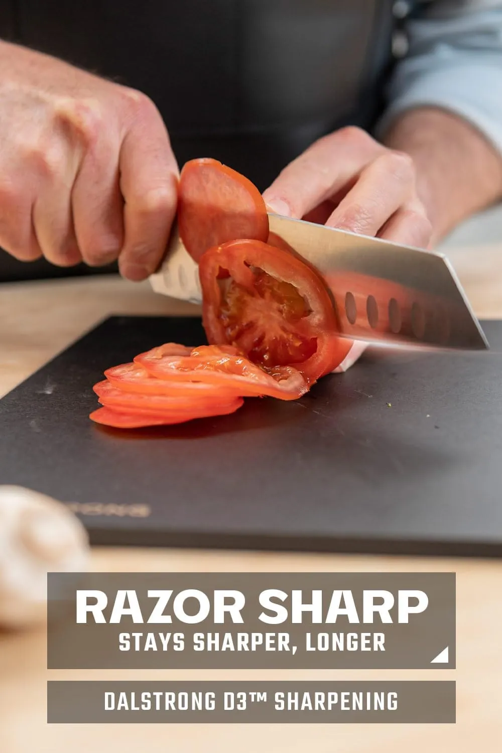 Dalstrong Santoku Knife - 7 inch - Vanquish Series - Forged High Carbon German Steel - POM Handle - Razor Sharp Kitchen Knife Gift- Asian Vegetable Knife - NSF Certified