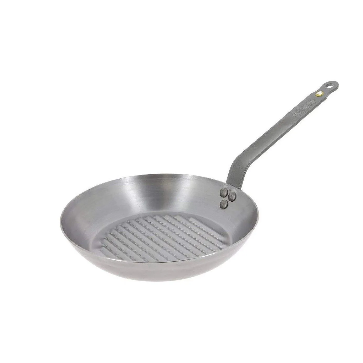 DE BUYER Mineral B Grill Pan, 10"/26cm