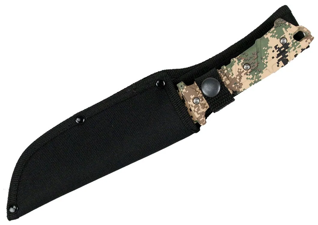 Defender Xtreme Full Tang Hunting Knife Desert Digital Camo 9294