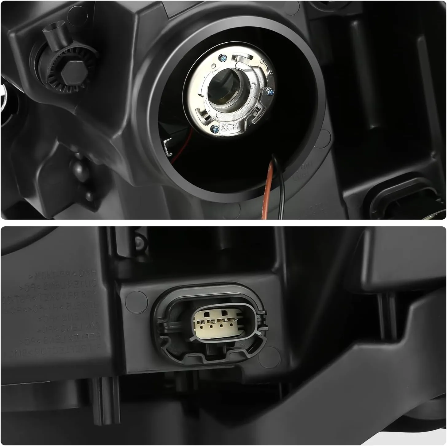 DNA MOTORING Front, Left, Right Pair of Headlights (Left & Right) Compatible With Taurus 2013-2019, FO2502332, FO2503332, OEM-HL-0285