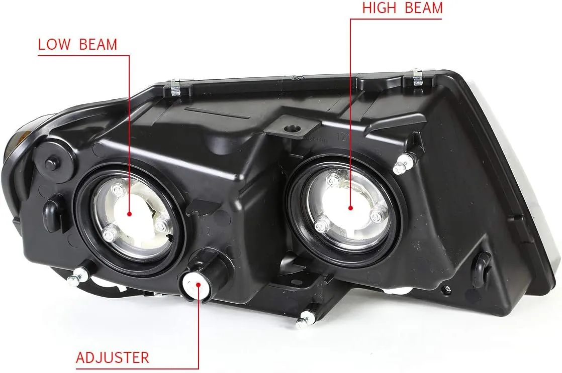 DNA Motoring HL-OH-JGC99-CH-AM Chrome Amber Headlights Assembly Replacement Compatible with 99-04 Jeep Grand Cherokee