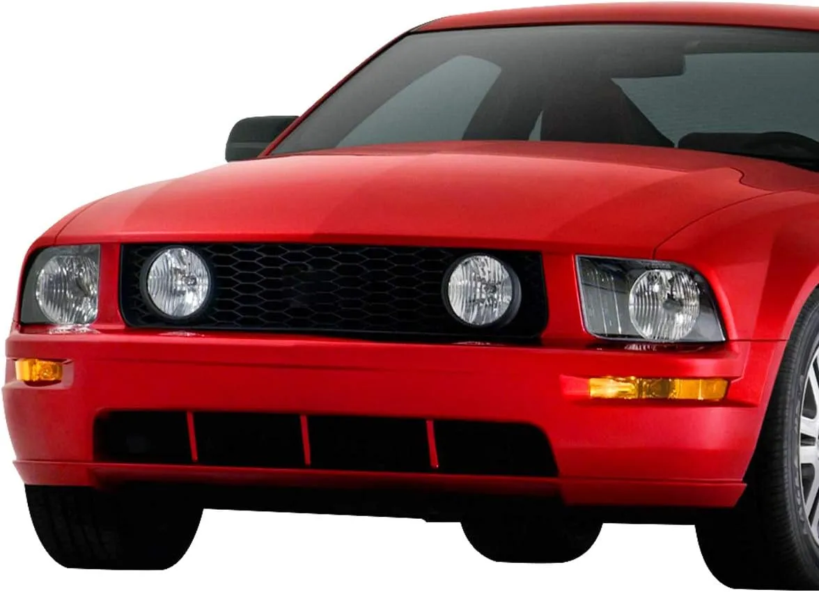 DNA Motoring OEM-HL-0032-L Black Housing Factory Style Driver Side Headlight Lamp Replacement For 05-09 Mustang