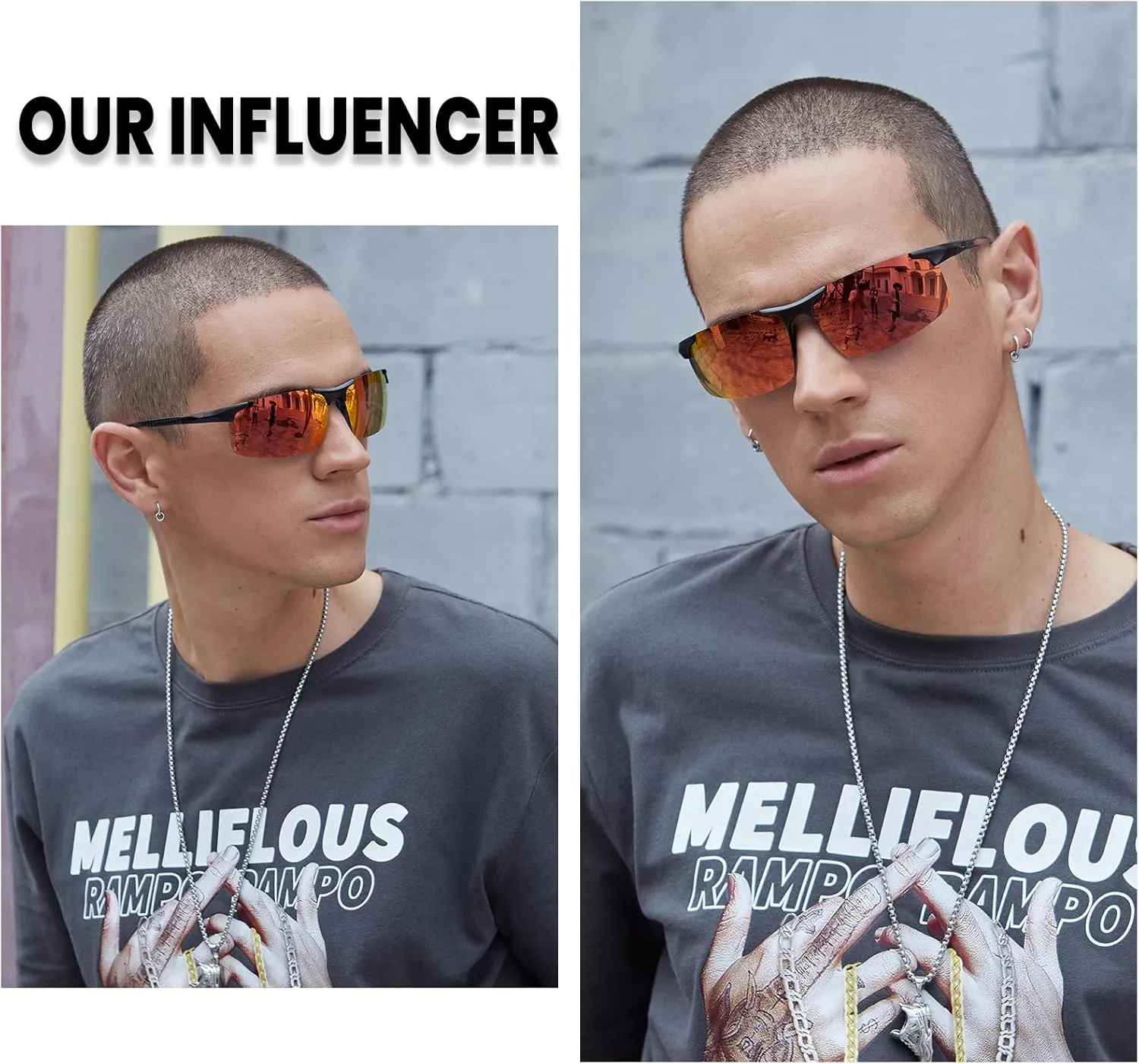 DUCO Men's Sports Polarized Driving Carbon Fiber Sunglasses for Men UV400 Protection DC8277