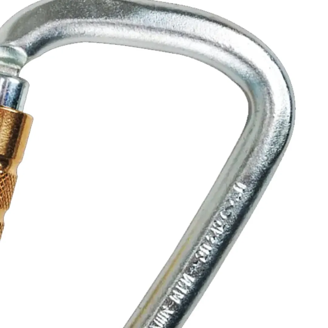 EDELRID STEEL STRONG TRIPLE SILVER CARABINER