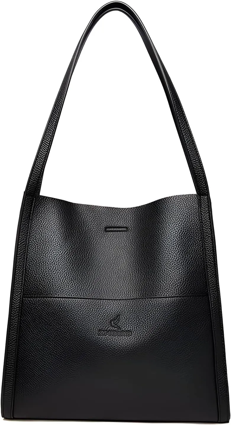 Ellniges]【Trendy Tote Purse for Moms Large Capacity Women's Shoulder Bag - Lightweight PU Handbag for Work Essentials, Baby Items & Gym Gear, Everyday Carryall
