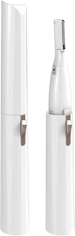 Eyebrow Trimmer, Painless Electric Eyebrow Razor for Women, Cordless Hair Remover for Face, Lips, Armpit, Portable Bikini Shaver