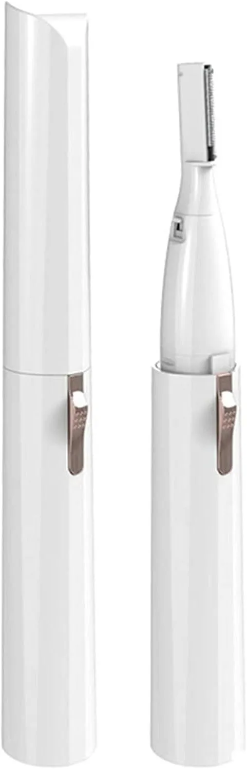 Eyebrow Trimmer, Painless Electric Eyebrow Razor for Women, Cordless Hair Remover for Face, Lips, Armpit, Portable Bikini Shaver