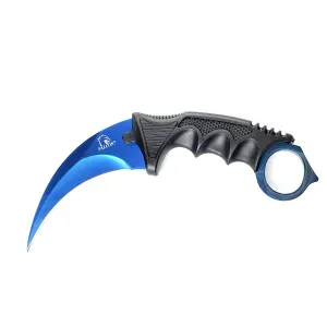 Falcon 7 1/2" Blue Necklace Knife (Karambit)