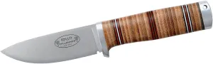 Fallkniven NL5 Fine Edge Fixed Blade Knife, Brown