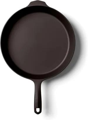 Field Company No.10 Cast Iron Skillet, 11 ⅝ inches—Smoother, Lighter, Made in USA, Vintage Style, Preseasoned