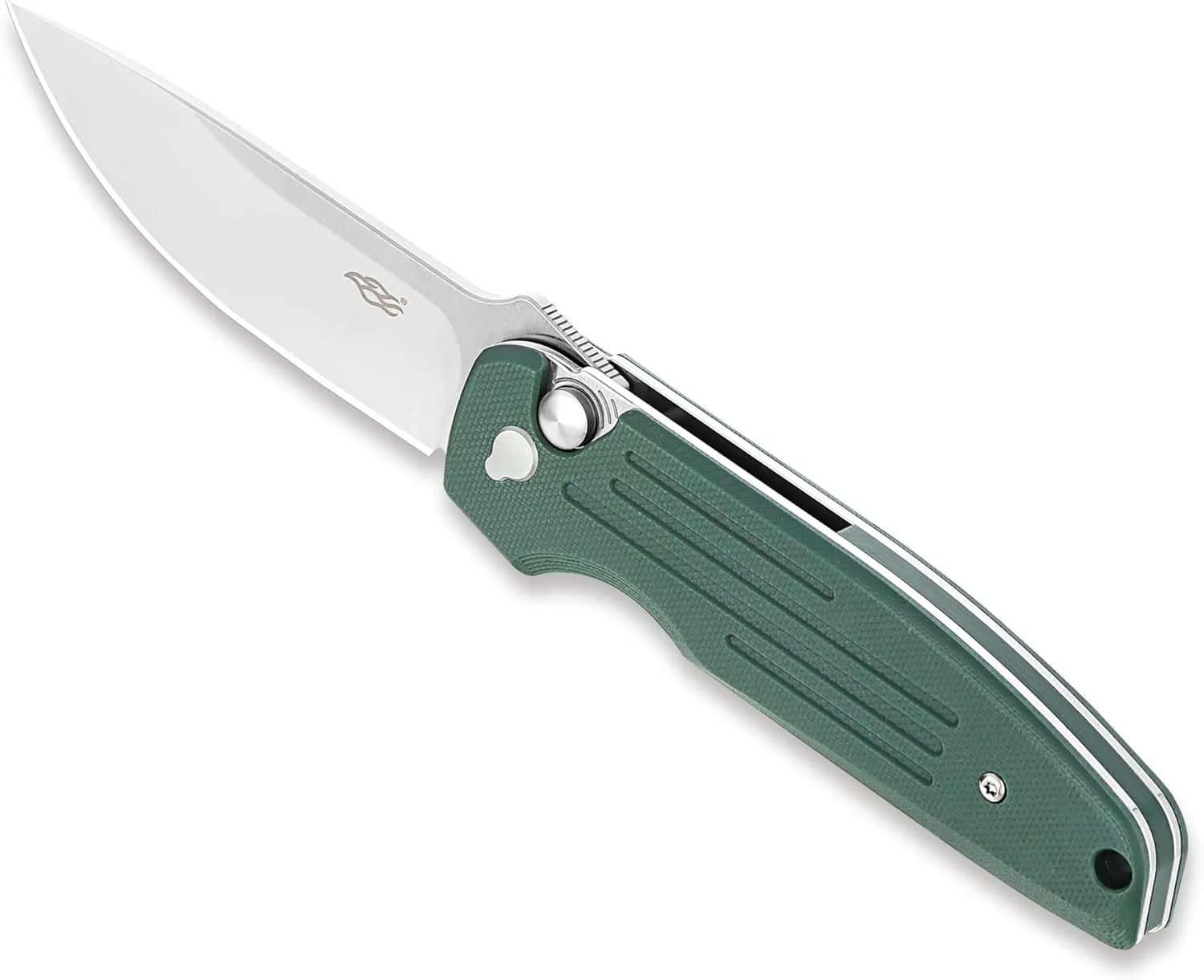 Firebird GANZO FH926-GB Pocket Folding Knife Button Lock D2 Steel Blade G10 Anti-Slip Handle with Clip Camping Outdoor EDC Utility Knife Best Gift for Men Women (Green)