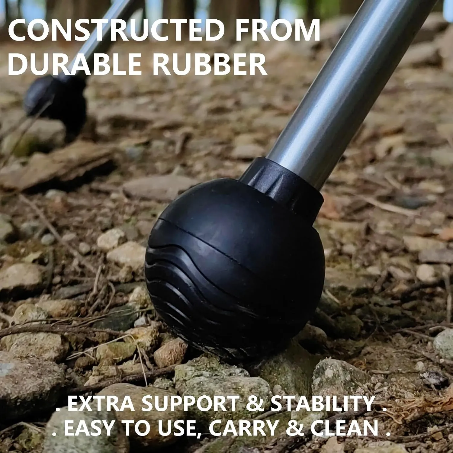 Fits 18mm Legs Camping Chair Anti Sink Rubber Ball Feet Anti Slipery Set of 4 Outdoor Chair Leg Cap Fishing Hiking Uneven Floor Portable with A Mesh Sport Bag