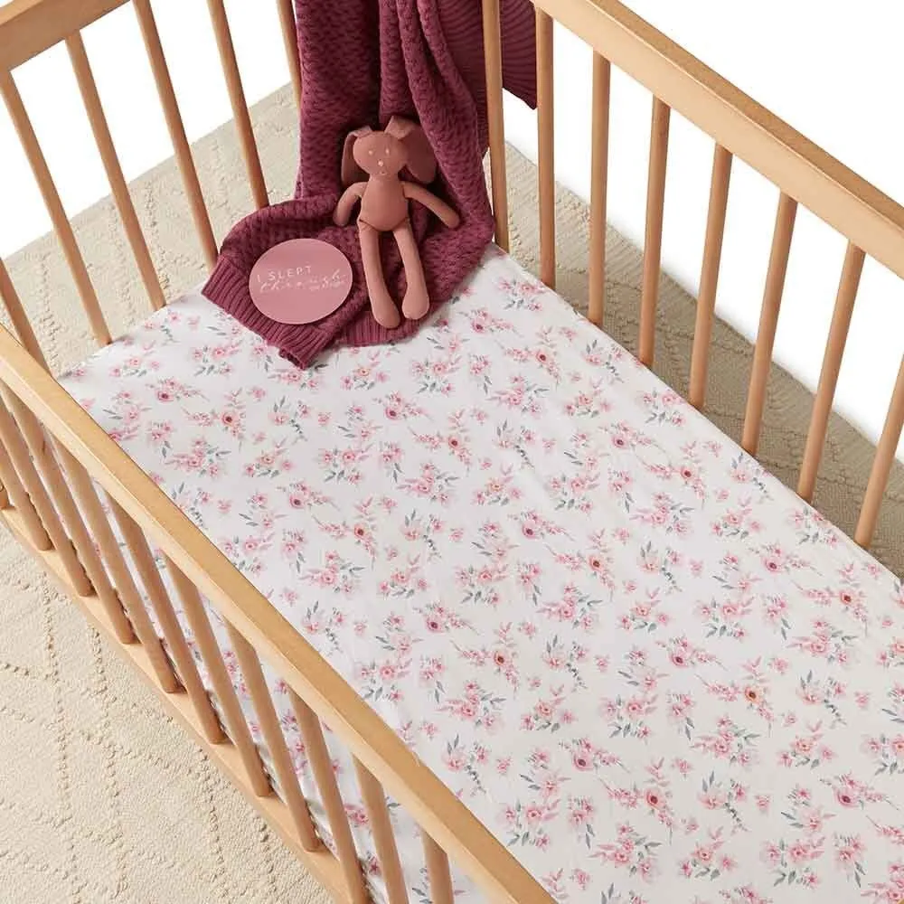 Fitted Cot Sheet - Camille