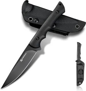 Fixed Blade Knife,3.86inch DC53 Steel Blade and G10 Handle,with Kydex Sheath,Fixed Blade EDC Tactical Knife for Men Women, Outdoor Hunting Hiking Survival Camping Knives.