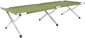Flandre Folding Camping Cot Lightweight Portable Camping Bed with Carrying Bag, Indoor Outdoor Sleeping Bed Easy Set up for Adults Kids Camping Hiking Hunting Traveling Army Green