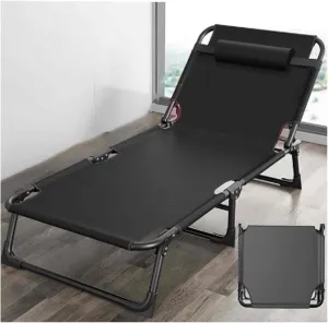 Folded Bed Queen, Folding Twin Bed, Sleeping Cots for Adults, Ergonomic Design, 4-Level Backrest Adjustment, Washable Design, No Installation Required(Style8-56x176)