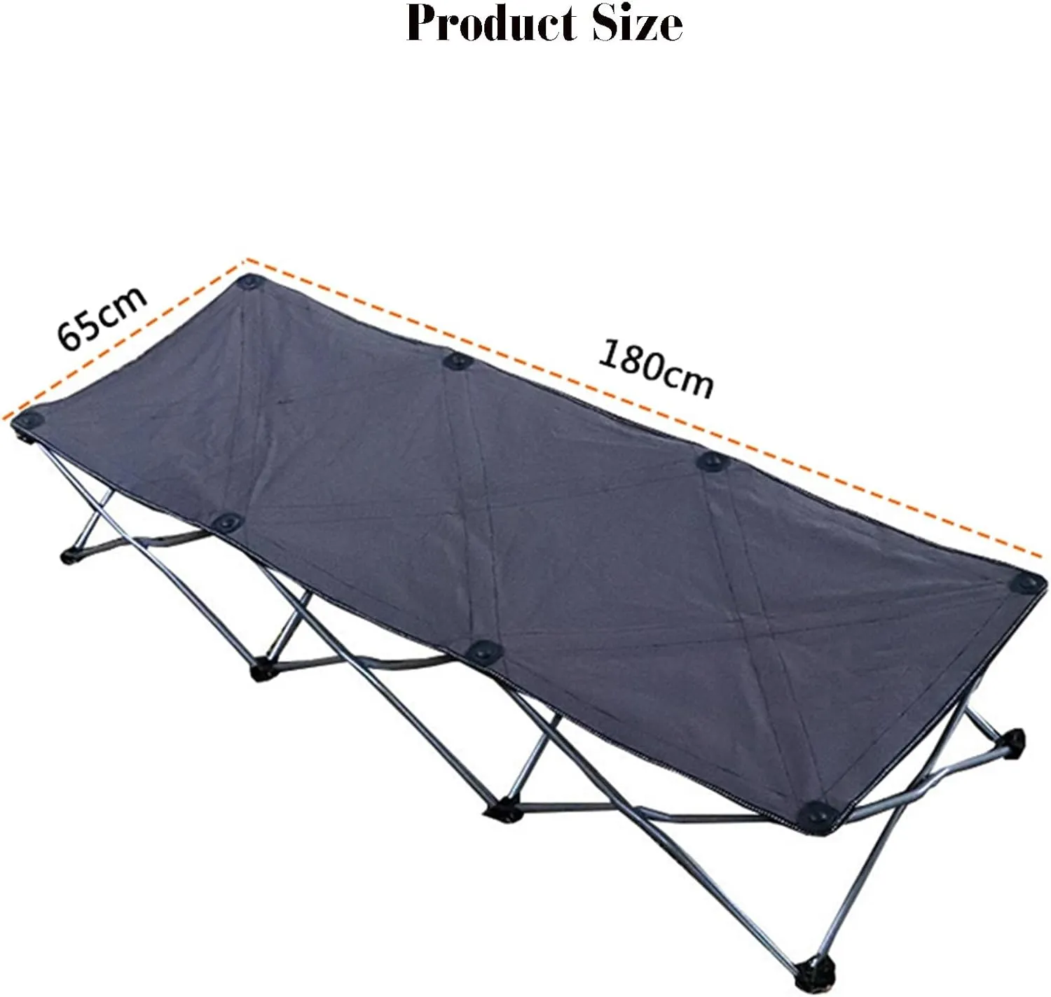 Folding Bed,Folding Camping Cot for Adults,Outdoor Camping Folding Bed,Suitable for Outdoor Camping, Fishing and Other Activities(Blue)
