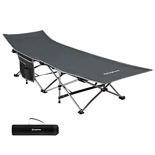 Folding Camping Cot for Adults,Portable Sturdy Sleeping Cot w/ Carry Bag