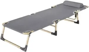 Folding Camping Cot Outdoor Lightweight Camping Bed with Eye mask