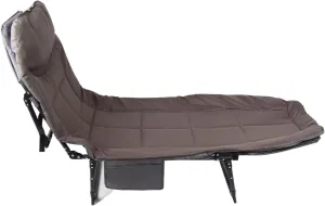 Folding Camping Cot with Adjustable Backrest, Portable Single Outdoor Bed for Camping, Beach, Terrace, and Emergency Use, Compact Sleeping Cot for Adults, Alloy Steel Frame