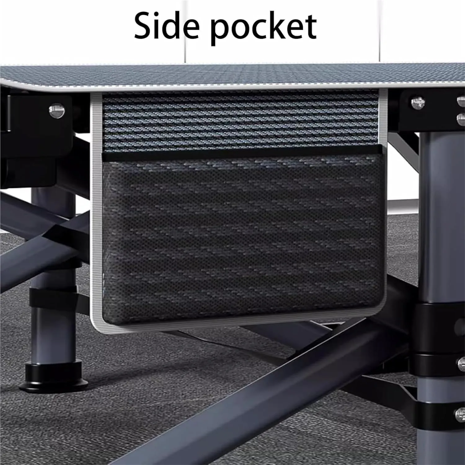 Folding Camping Cot,Camping Cot for Adults, Portable Foldable Cot with Storage Bag Heavy Duty Sturdy Guest Bed Load Capacity 300kg for Fishing Picnic Office Indoor