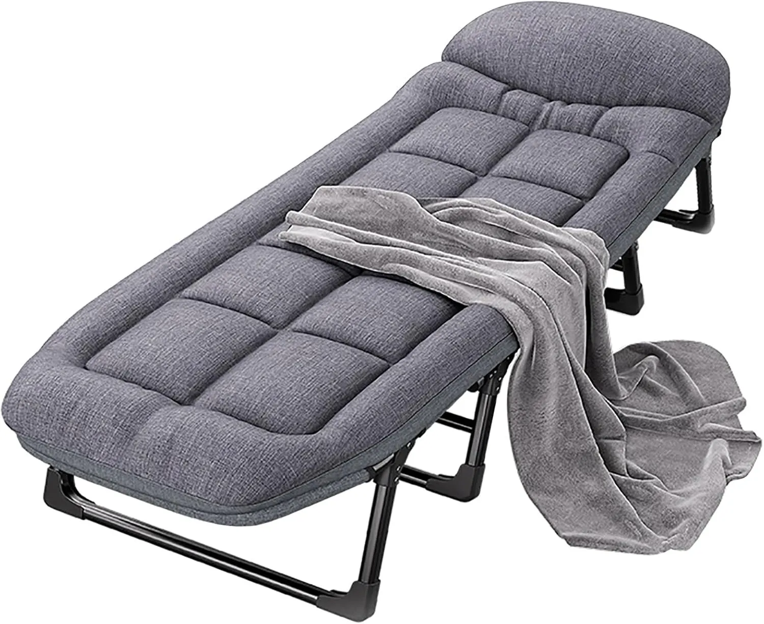 Folding Cot, Folding Camping Cot, Camping Cot for Adults, Office Lounge Chair, Portable, Adjustable, for Camp, Travel, Room(X-Large)
