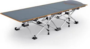 Folding Cot, Portable Bed for Adults, Fold up Bed, Camp Bed with Soft Pillow, Ideal for Camp, Tent, Beach, Travel, Room, Home & Lounging