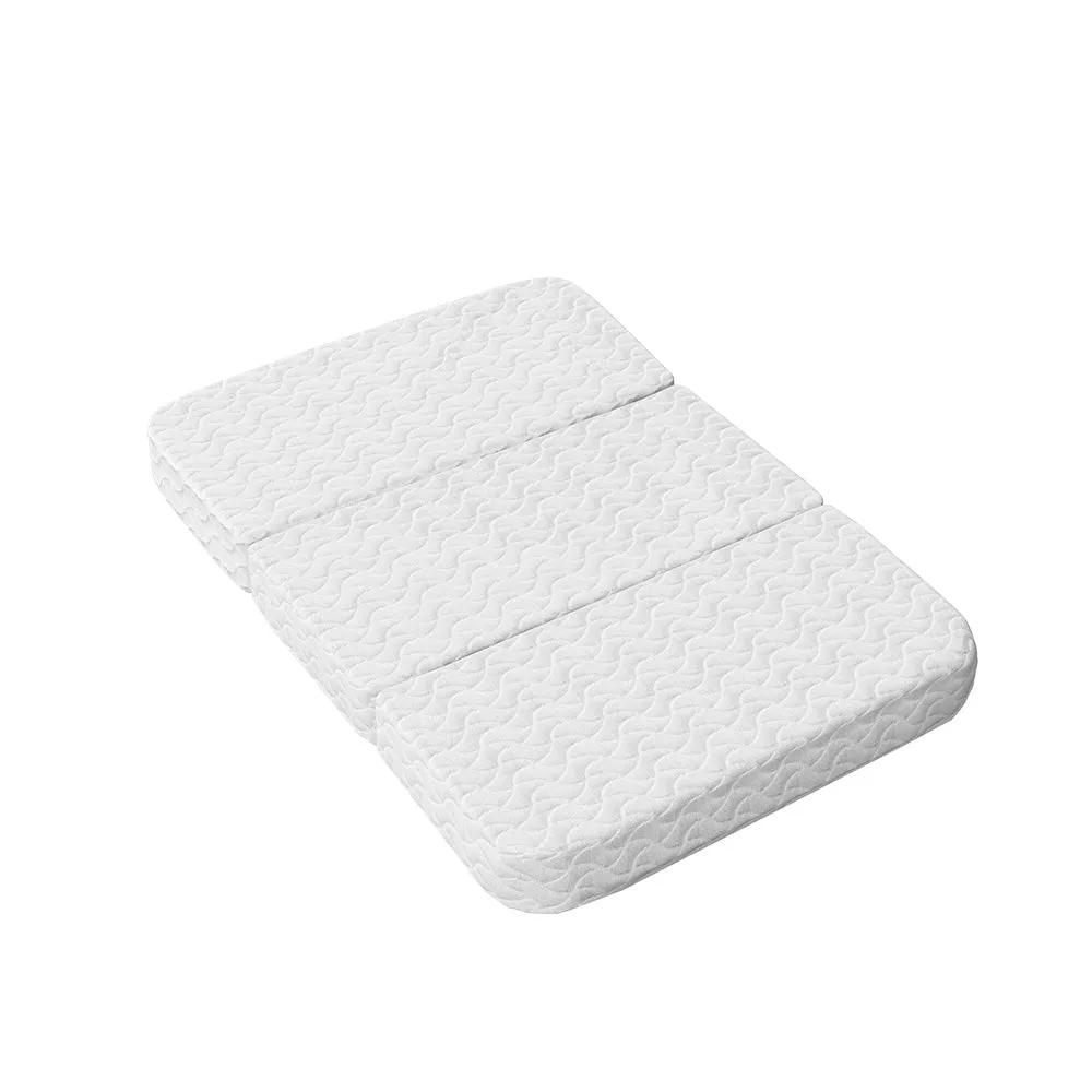 Folding Portacot Mattress Cool Gel Infant Baby Travel Bed