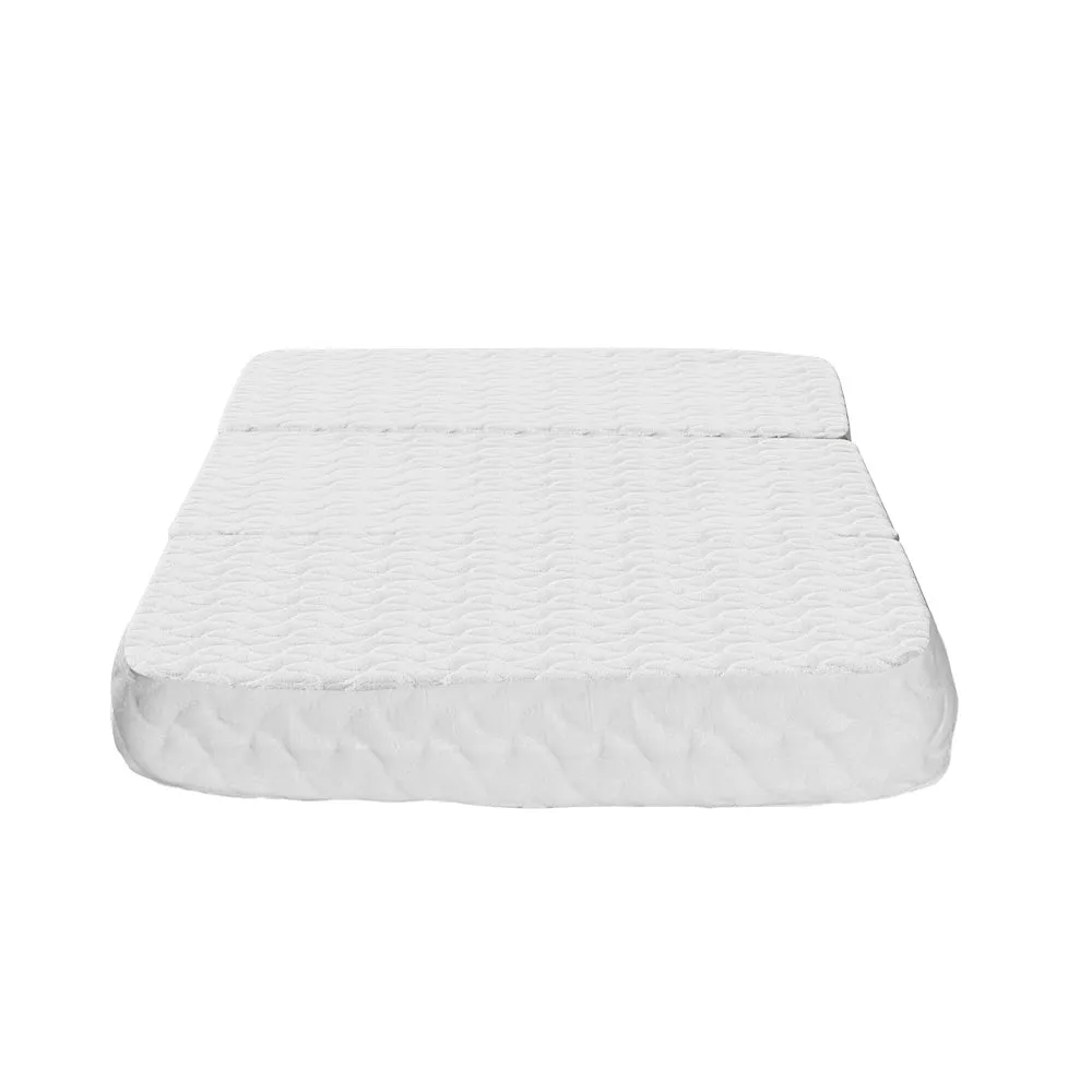 Folding Portacot Mattress Cool Gel Infant Baby Travel Bed