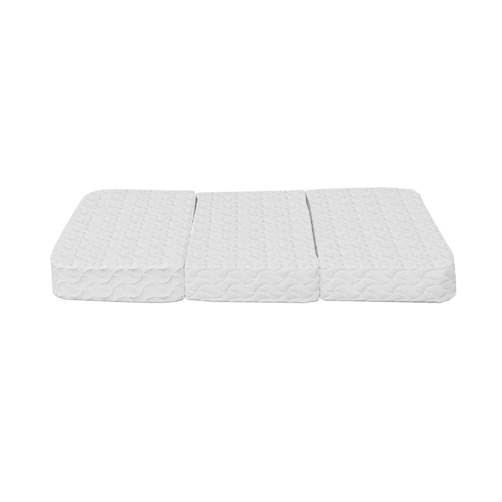 Folding Portacot Mattress Cool Gel Infant Baby Travel Bed