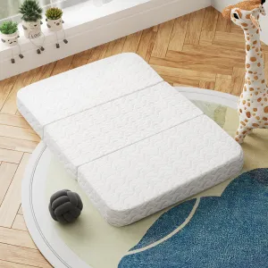 Folding Portacot Mattress Cool Gel Infant Baby Travel Bed