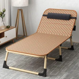 Folding Recliner Chairs, 4 Positions Adjustable Reclining Garden Beds Loungers, Portable Outdoor Camping Travel Deck Chairs, Load Capacity 250 Kg/Grey C