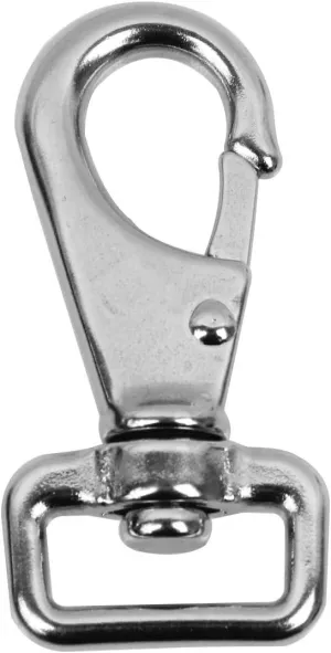 Foto&Tech Heavy Duty 304 Steel Stainless Quick Release Trigger Snap Hook Ring Metal Clip Carabiner Lobster Clasp Compatible with Canon Nikon Sony Panasonic Fujifilm Olympus Pentax Camera Sling Strap