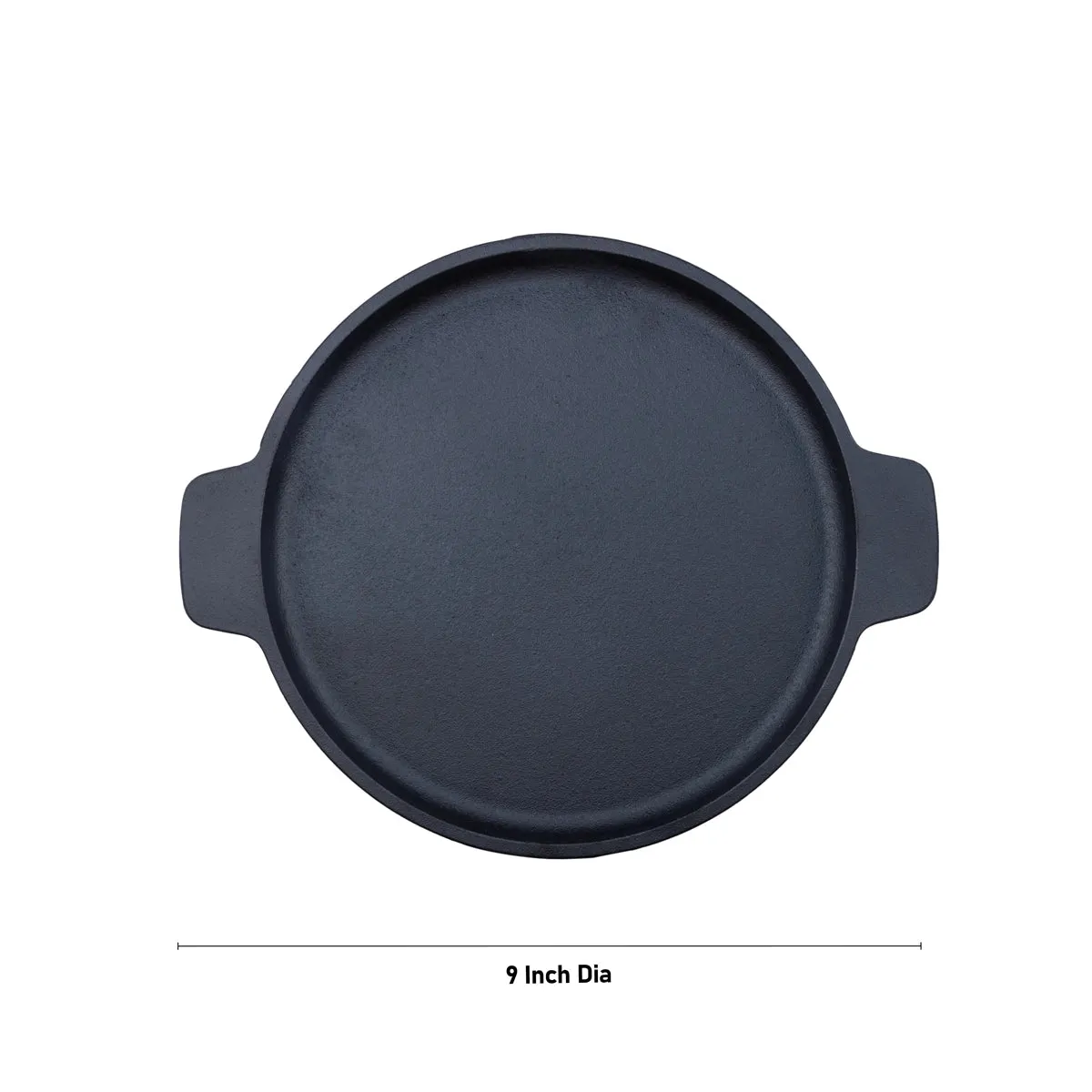 Frying Pan - 9 Inches | Casting Iron Cooking Pan/ Cast Iron Cookware for Home/ 2.035 Kgs Approx