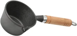 GALPADA Butter Melting Pot with Handle Portable Sauce Pan for Milk Heating Oil Pouring and Outdoor Cooking for Camping and Baking Height
