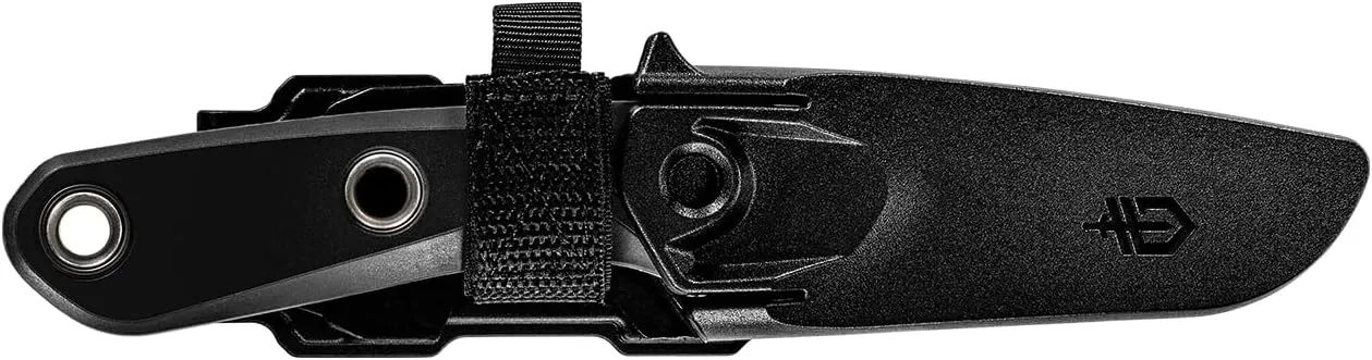 Gerber Gear Principle - Fixed-Blade Survival Knife for Hunting, Camping & More - Features Firestriking Spine & Triple Mounting Sheath - Made in USA - Black
