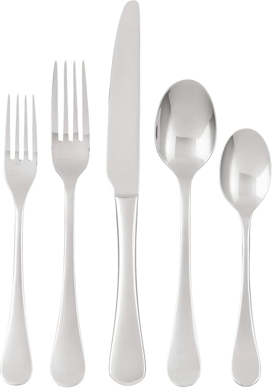 Ginkgo International Varberg 20-Piece Stainless Steel Flatware Place Setting, Service for 4