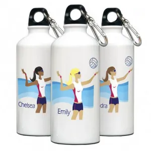 Go Girl Personalized Volleyball Water Bottle