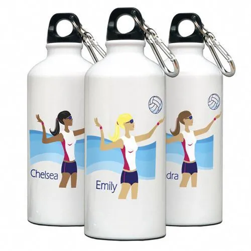 Go Girl Personalized Volleyball Water Bottle