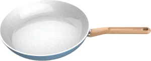 GoodCook Healthy Ceramic Titanium-Infused 12” Fry Pan, Light Blue – Induction Cookware, Nonstick Cooking Pan, Frying Pan Skillet for Eggs, Meats, Vegetables, Sauces, Warming Tortillas