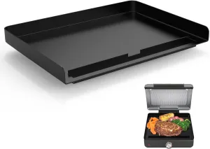 Griddle Plate for Ninja GR101 Sizzle Smokeless Indoor Grill, 14 inch Flat Top Grill Plate for Ninja Smokeless Sizzle GR100 Series Griddle Attachment Accessories, Non-stick GR101 Accessories
