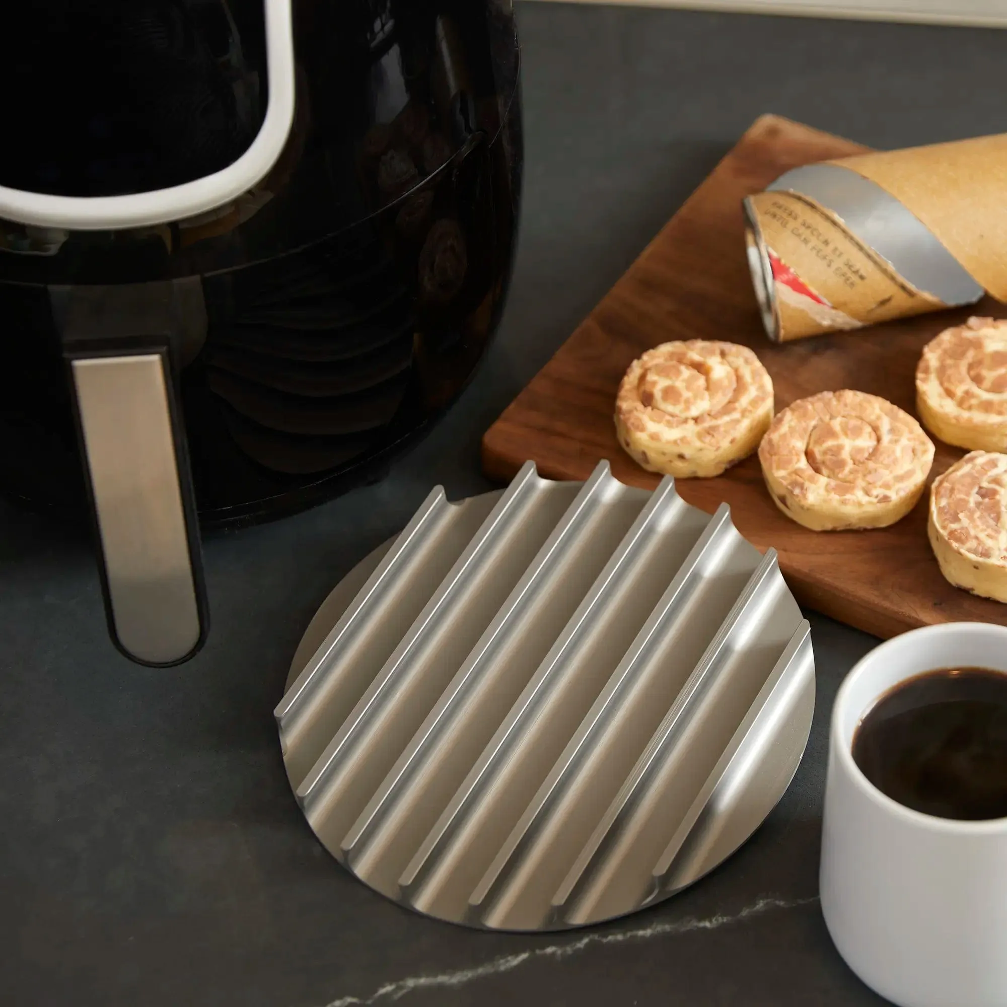 GrillGrate-Round Encrypted Stoves) Air Fryers (for Grill Skillets, The Powerful Anywhere & Camp