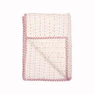 Handstitched Baby Kantha Quilt