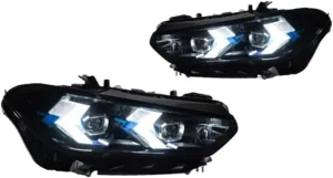 Head Lamp Compatible For BMW G05 X5 Headlight 2019-2022 Headlights X5 Turn Signal Angel Eye Projector Lens(No change bumper)